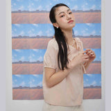 Eloquence blouse (salmon pink) (6684241395830)