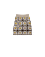 GRANNY SQUARE KNIT MINI SKIRT SAND BEIGE (6691436986486)