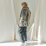 SAND FLOWER FUR JACKET (6615068475510)