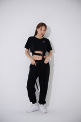 スクエア バックル ショート スリーブ Tシャツ / TOP(9367) Square Buckle Short Sleeve T