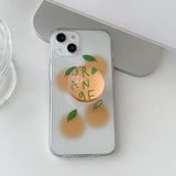 Chreey Orange Phone Case Bead Tok Set