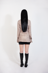 ビンテージスエードロングシャツ / VINTAGE SUEDE LONG SHIRT #BEIGE
