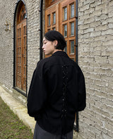 アイレットバルーンシャツ / [BRAND MADE] Savage Eyelet Balloon Shirt 2 color