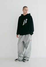 Bロゴパーカー / BSR2223FWPO058 B LOGO HOODIE BLACK