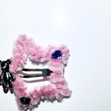 [I-DLE Yuqi, Shuhua] Bear heart fur hairpin (3color)