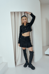 ツイードスカート / tweed skirt_black