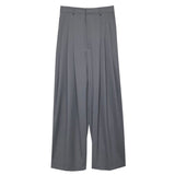ルイス3ピンタックワイドスラックス (3 color)