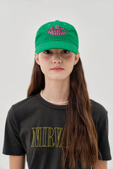 AND CAT BALL CAP_GREEN