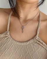 ミニドリームキャッチャーネックレス/mini dream catcher necklace