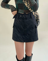 Collection 21fw - Dark Vader Mini Skirt (6614899196022)