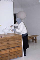 BALACLAVA knit zip up_gray