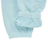 BIG SCRIPT LOGO EMBOSSING SWEAT PANTS SKYBLUE 