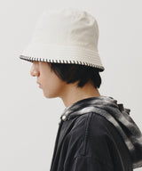 STITCH NYLON BUCKET HAT (IVORY)