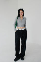 オビカラーマッチングロングスラックス / no.874 obi color matching long slacks (2color)