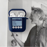 My Classic Airpods Case -Navy Blue (for 1,2,3 Pro) (6685224337526)
