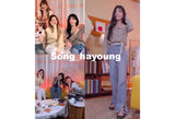 ストレートフィットスリットデニムパンツ/BILLLIE SUHYEON, LOONA HYUNJIN, NATURE UCHAE, H1-KEY SEOI, ITZY RYUJIN, FROMIS_9 SONG HA-YOUNG, H1-KEY SEOI,  WJSN EXY, LABOUM ZN, WEEEKLY JIHAN WORN STRAIGHT FIT SLIT DENIM PANTS [6675]