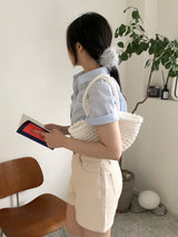 バスケットバッグ/basket bag (white)