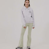 モヘアブーツカットバンディングパンツ/MOHAIR BOOTS CUT BANDING PANTS, PISTACHIO