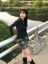 ヘイズリーカラーVネックニット