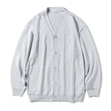 Check logo side pocket cardigan C5 Gray (6615966187638)