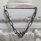 6mm ボックス チェーン ネックレス / [BLESSEDBULLET]6mm BOX chain necklace_dark silver