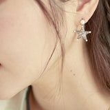 HEART IN  STAR EARRING (6605662945398)