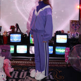 ロゴトラックジャケット&パンツ/[SET] 0 3 CT logo track jacket & pants - VIOLET