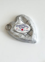ピース＆ラブクラブキーリング/Peace&Love*Club Keyring (2type)