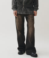 FLARE WIDE DENIM (BLACK)