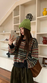 Nordic loose fit knit