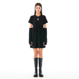 ウォーマースリーブワンピース / OW Warmer Sleeve One-piece [Black Pearl Knit]