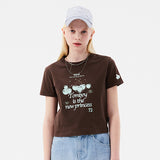 チェリートムボーイグラフィックTシャツ / CHERRY TOMBOY GRAPHIC T-SHIRT [BROWN]