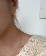 クレープピアス / crepe earring