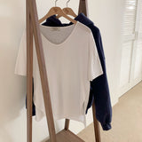 Uネックレイヤードインナー半袖Tシャツ
