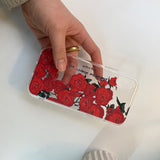 Santana Rose / jelly type iPhone Galaxy Case(Copy) (6581132034166)