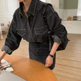 [Bellide made/Long-sleeved version] Vintage Pocket Denim Shirt