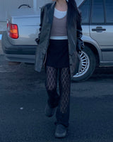 Lace skirt pants