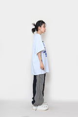 ツートーンカラードストリングパンツ / two-tone colored string pants