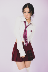 ローズサテンタイ / ROSE SATIN TIE #MAGENTA