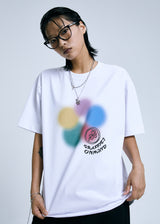 ビッグフラワーボールショートスリーブTシャツ
