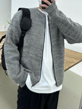 アンブラーラウンドジップアップニット / AMBLER ROUND ZIPUP KNIT