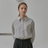 "	Eessential stripe shirt" (6683783823478)