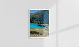 (A3) スイス湖と森のポスター