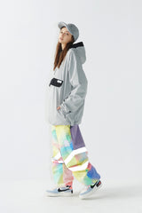 コージーフーデッドアノラックジャケット/BSR2223FWJK084 COZY HOODED ANORAK JACKET GRAY