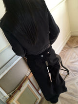 Kinon Bag Bijo Point Wide Cotton Pants