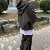 GM クロップドフードジップアップ / GM Cropped Hood Zip-Up (4 colors)