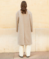 ウールブレンドオーバーサイズロングコート/RCH wool blended oversized long coat gray
