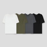 ポケットサマーUネックTシャツ (4 color)