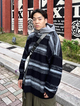 ストライプウェーブニットウェア/Stripe wave Knitwear