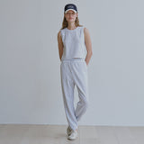 ワッフルノースリーブ / Waffle sleeveless